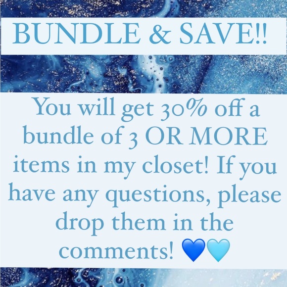 ๐๐ฉต BUNDLE & SAVE!! ๐๐ฉต - Picture 1 of 1